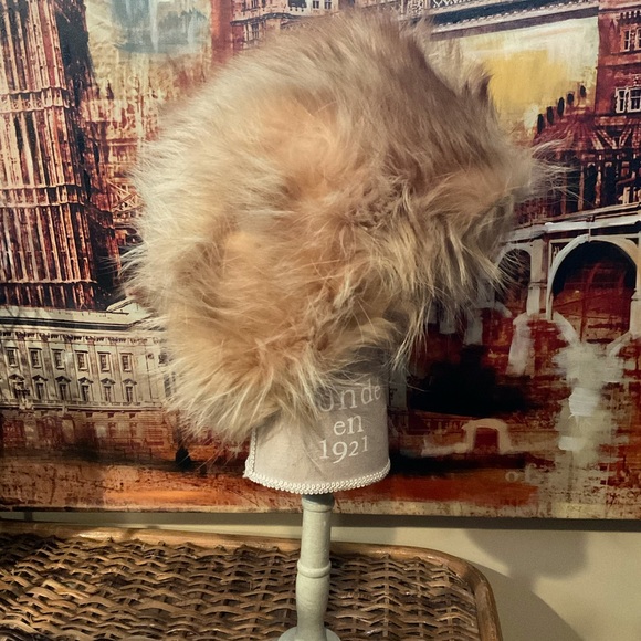 “REAL FUR HAT” VINTAGE  FUR/RED FOX MID CENTURY MOD/ RETRO  HAT. - Picture 1 of 14